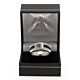 Newcastle United FC Black Inlay Ring Medium