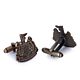 Newcastle United FC Antique Gold Cufflinks-TM-06842