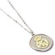 Real Madrid CF Silver Finish Necklace-TM-06857