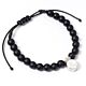 Real Madrid FC Black Bead Bracelet-TM-06866