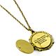 The Lord Of The Rings Silver Plated Hobbit Door Necklace