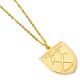 West Ham United FC Gold Finish Crest Necklace