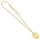 West Ham United FC Gold Finish Crest Necklace