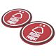 Nottingham Forest FC 2pk Coaster Set