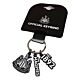 Newcastle United FC 3 Charm Keyring-TM-07190