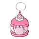 Pusheen Strawberry PVC Keyring