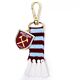 West Ham United FC Bar Scarf Bag Charm