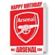 Arsenal FC 3D Lenticular Birthday Card
