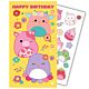 Squishmallows Birthday Card With Stickers