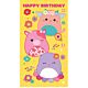 Squishmallows Birthday Card With Stickers