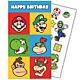 Super Mario Birthday Card With Stickers