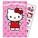 Hello Kitty Birthday Card With Stickers
