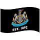 Newcastle United FC Established Flag