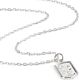 Aston Villa FC Silver Plated Boxed Crest Pendant