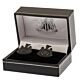 Newcastle United FC Black IP Cufflinks