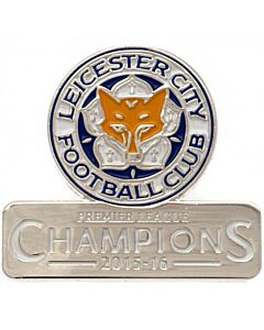 Leicester City FC Premier League Champions Badge-103081 Maznun Football