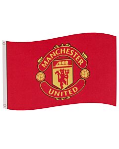 Manchester United FC Core Crest Flag Maznun Football