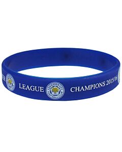 Leicester City FC Premier League Champions Silicone Wristband Maznun Football