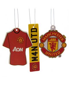 Manchester United FC 3pk Air Freshener Maznun Football