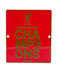 Liverpool FC Premier League Champions Window Sign Maznun Football