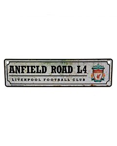 Liverpool FC Retro Window Sign Maznun Football