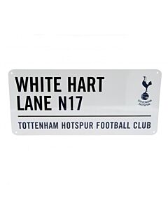 Tottenham Hotspur FC White Street Sign Maznun Football