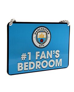 Manchester City FC Bedroom Sign No1 Fan Maznun Football