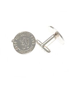 Chelsea FC Silver Plated Formed Cufflinks Maznun Football