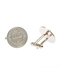 Manchester City FC Silver Plated Formed Cufflinks Maznun Football