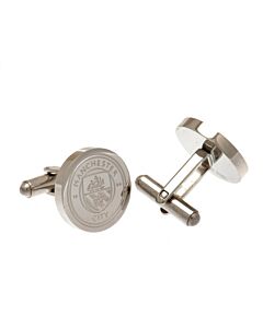 Manchester City FC Stainless Steel Formed Cufflinks Maznun Football