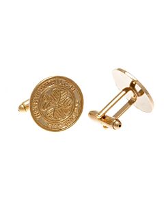 Celtic FC Gold Plated Cufflinks Maznun Football