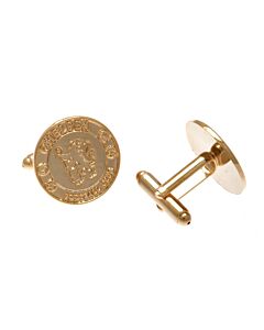 Chelsea FC Gold Plated Cufflinks Maznun Football