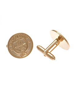 Manchester City FC Gold Plated Cufflinks Maznun Football