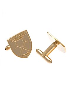 West Ham United FC Gold Plated Cufflinks Maznun Football