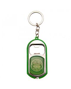 Celtic FC Keyring Torch Bottle Opener Maznun Football