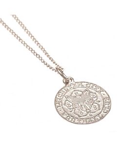 Leicester City FC Sterling Silver Pendant & Chain Maznun Football