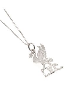 Liverpool FC Sterling Silver Liverbird Pendant & Chain Maznun Football