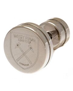 West Ham United FC Stainless Steel Stud Earring Maznun Football