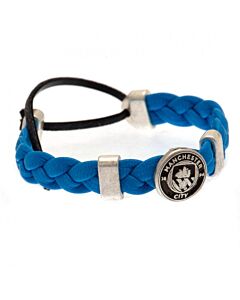 Manchester City FC PU Slider Bracelet Maznun Football
