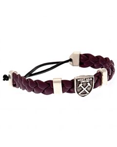 West Ham United FC PU Slider Bracelet Maznun Football