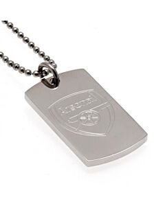 Arsenal FC Engraved Dog Tag & Chain Maznun Football