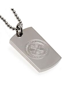 Celtic FC Engraved Dog Tag & Chain Maznun Football