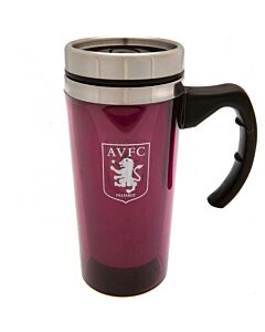 Aston Villa FC Handled Travel Mug Maznun Football