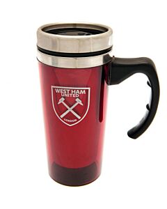 West Ham United FC Handled Travel Mug Maznun Football