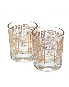 FC Barcelona 2pk Whiskey Glass Set-105291 Maznun Football