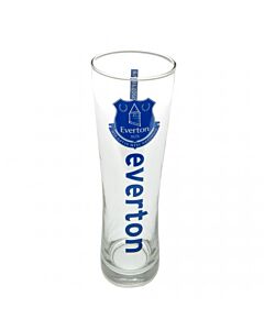 Everton FC Tall Beer Glass Maznun Football