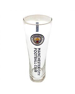 Manchester City FC Tall Beer Glass Maznun Football