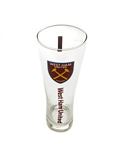 West Ham United FC Tall Beer Glass Maznun Football