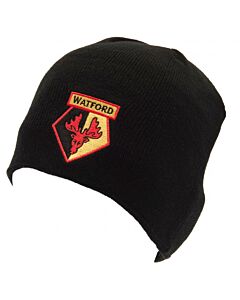 Watford FC Black Beanie Maznun Football