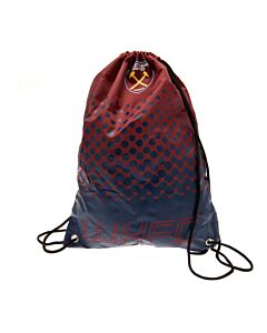 West Ham United FC Fade Gym Bag Maznun Football